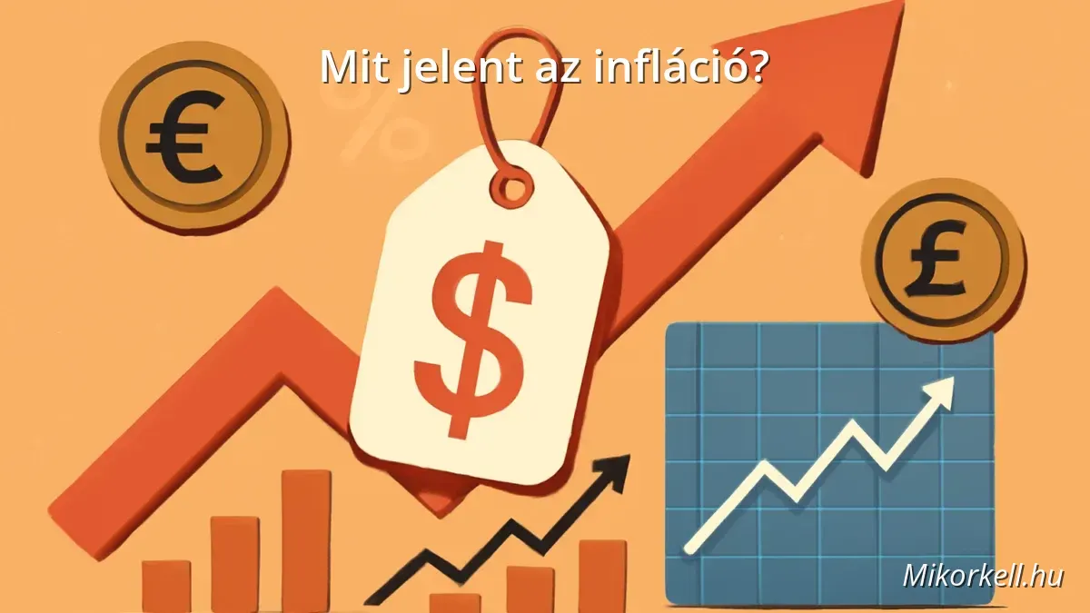 Infláció fogalma és hatásai gazdasági ábrán